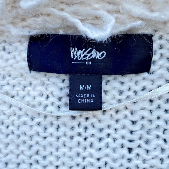 Shag Fuzzy Loop Boho Sweater Vest M - Picture 5 of 6